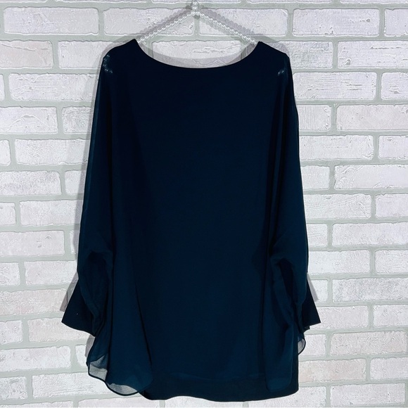 Soft Surroundings NWT San Sebastián Top in Black Size XL - Picture 4 of 8